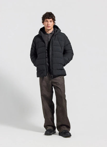 Pyrenex Kepler men's hooded down jacket in black