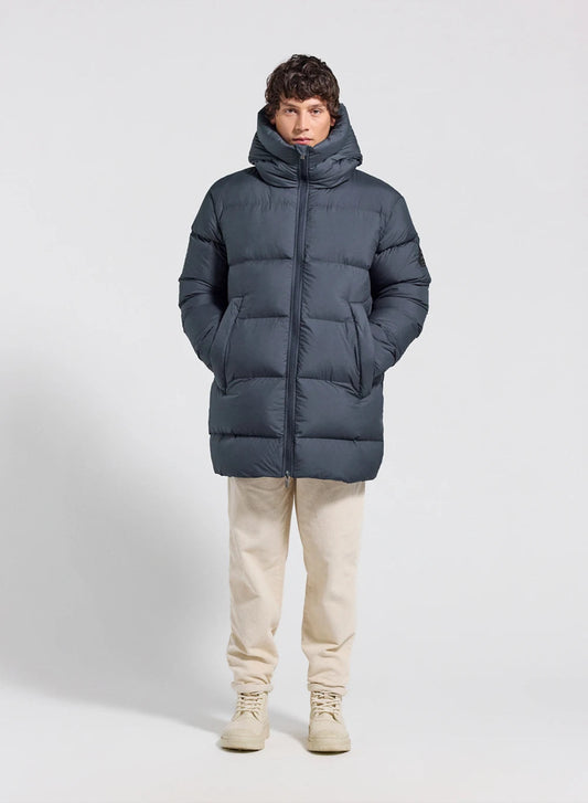 Men's down jacket made in Saint-Sever Pyrenex Vesper dark blue