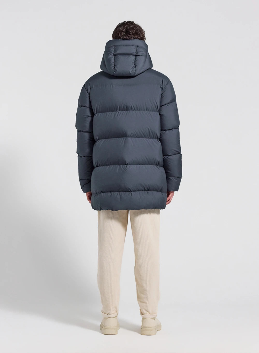 Men's down jacket made in Saint-Sever Pyrenex Vesper dark blue