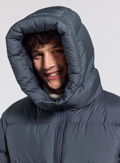 Men's down jacket made in Saint-Sever Pyrenex Vesper dark blue