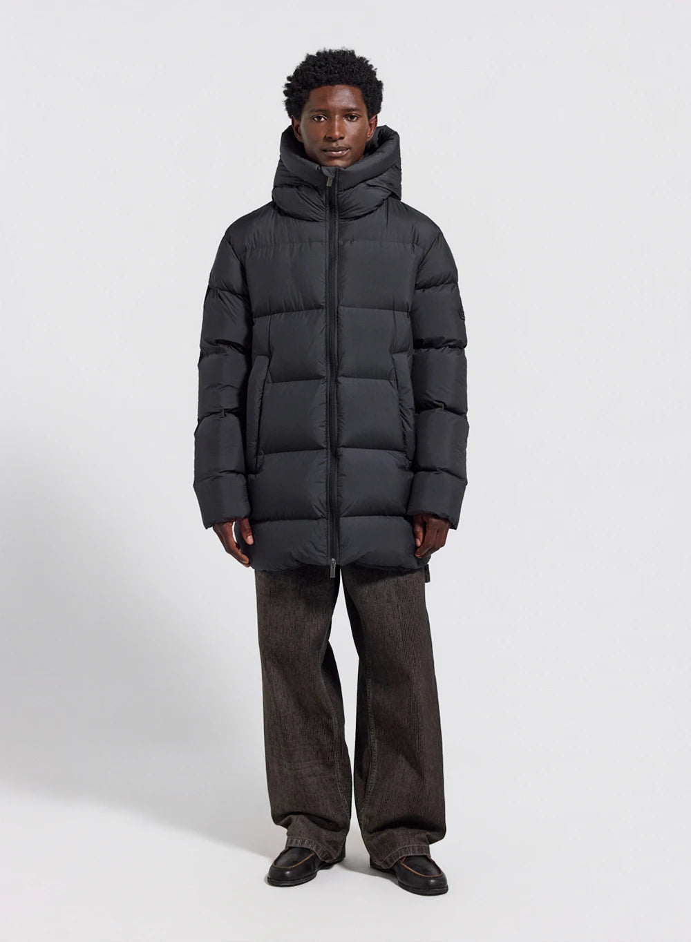 Men's down jacket made in Saint-Sever Pyrenex Vesper black