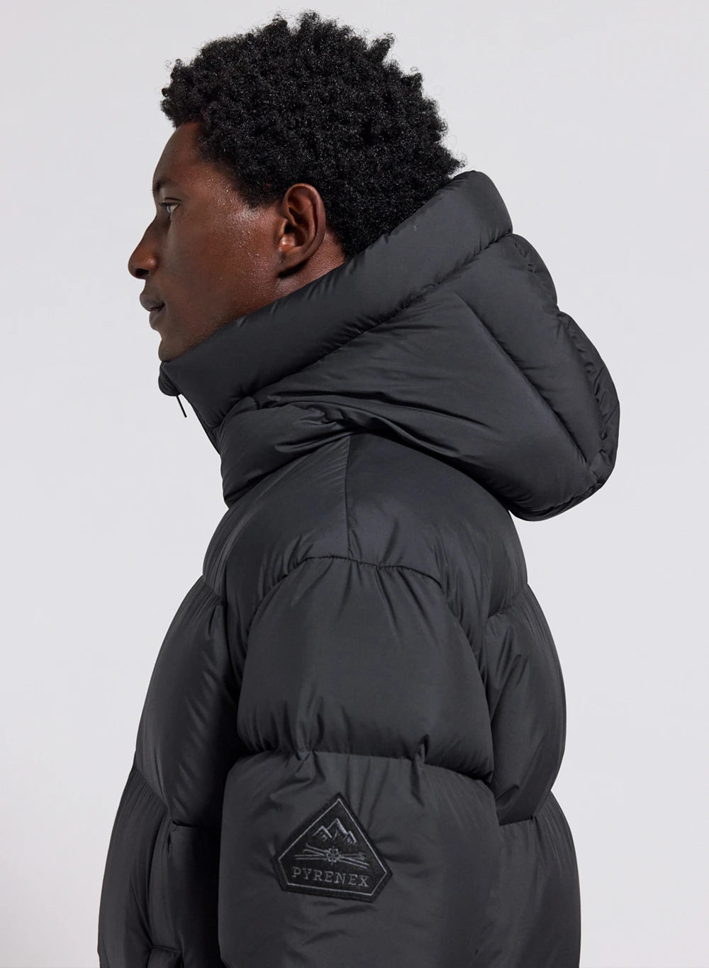 Men's down jacket made in Saint-Sever Pyrenex Vesper black