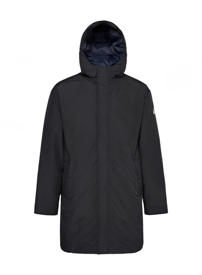 Pyrenex Puigmal long, waterproof quilted parka for men in black