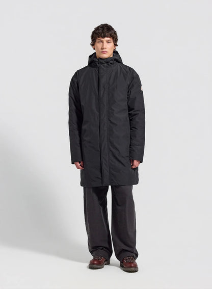 Pyrenex Puigmal long, waterproof quilted parka for men in black