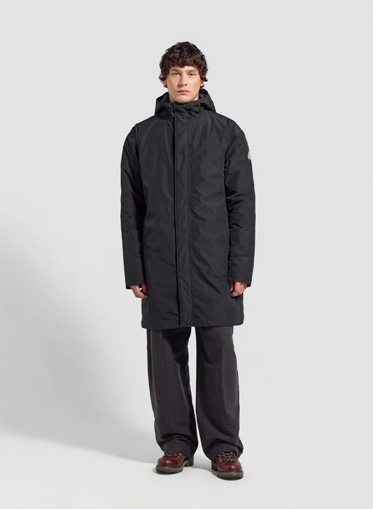 Pyrenex Puigmal long, waterproof quilted parka for men in black