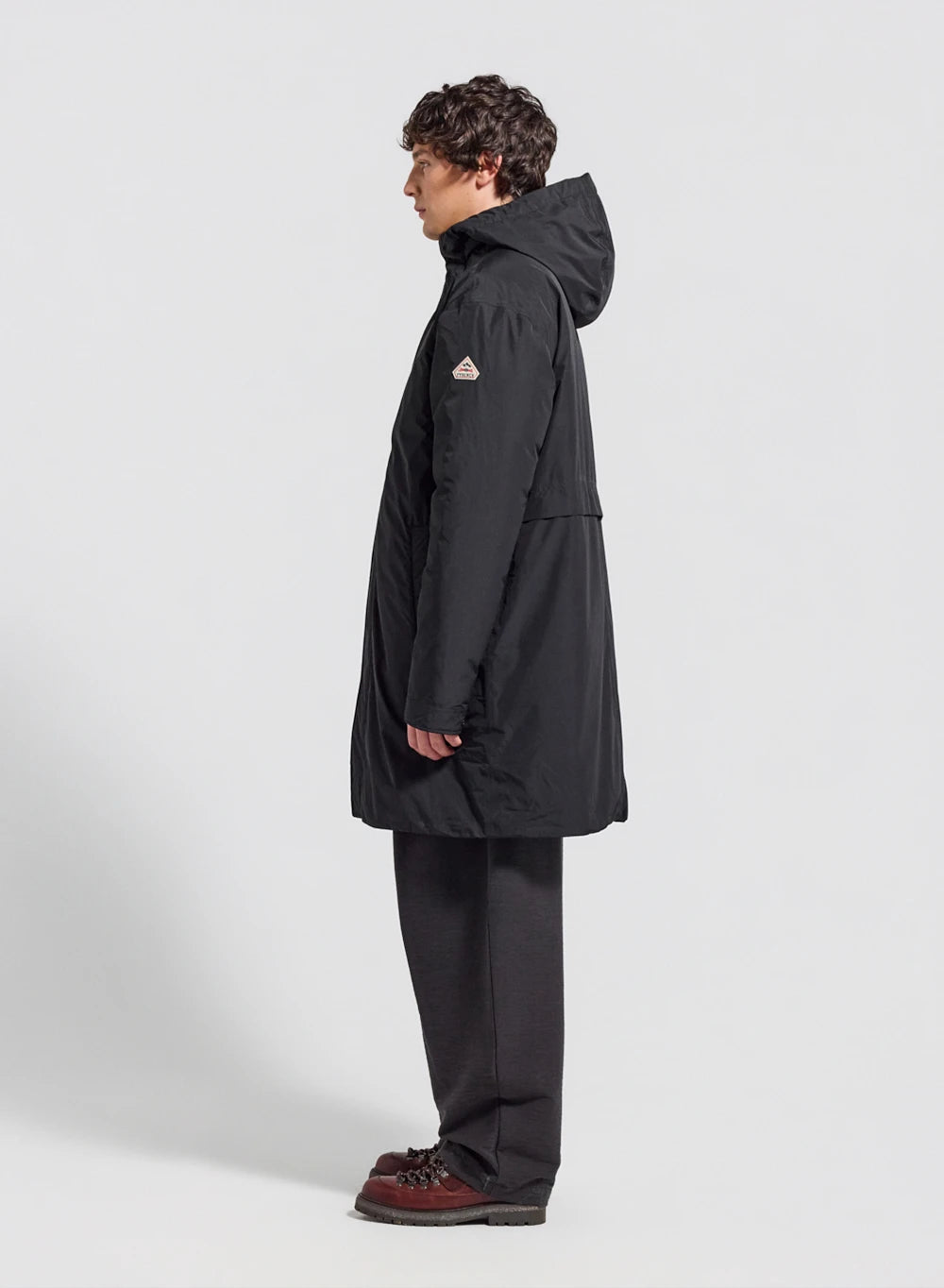Pyrenex Puigmal long, waterproof quilted parka for men in black