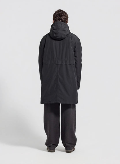 Pyrenex Puigmal long, waterproof quilted parka for men in black
