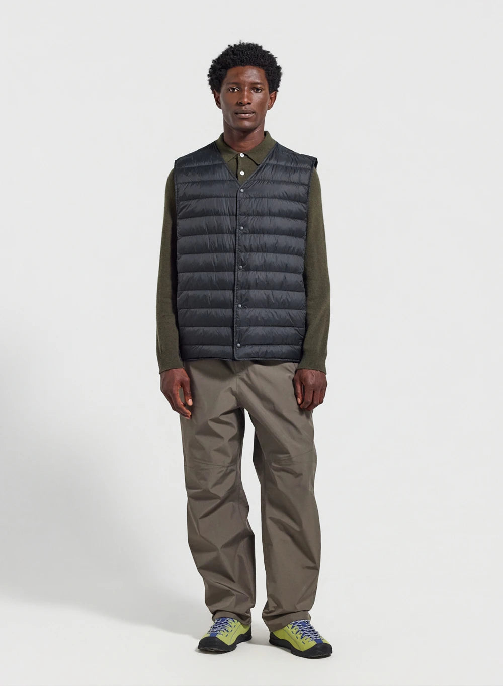 Sleeveless men's down jacket Pyrenex Elgor black