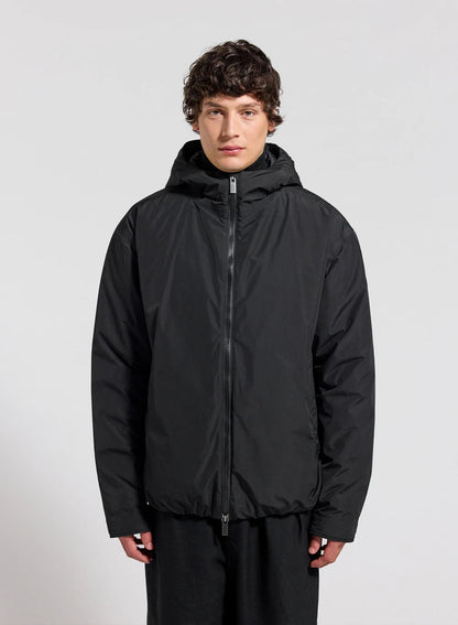 Quilted waterproof parka for men Pyrenex Puigmal black