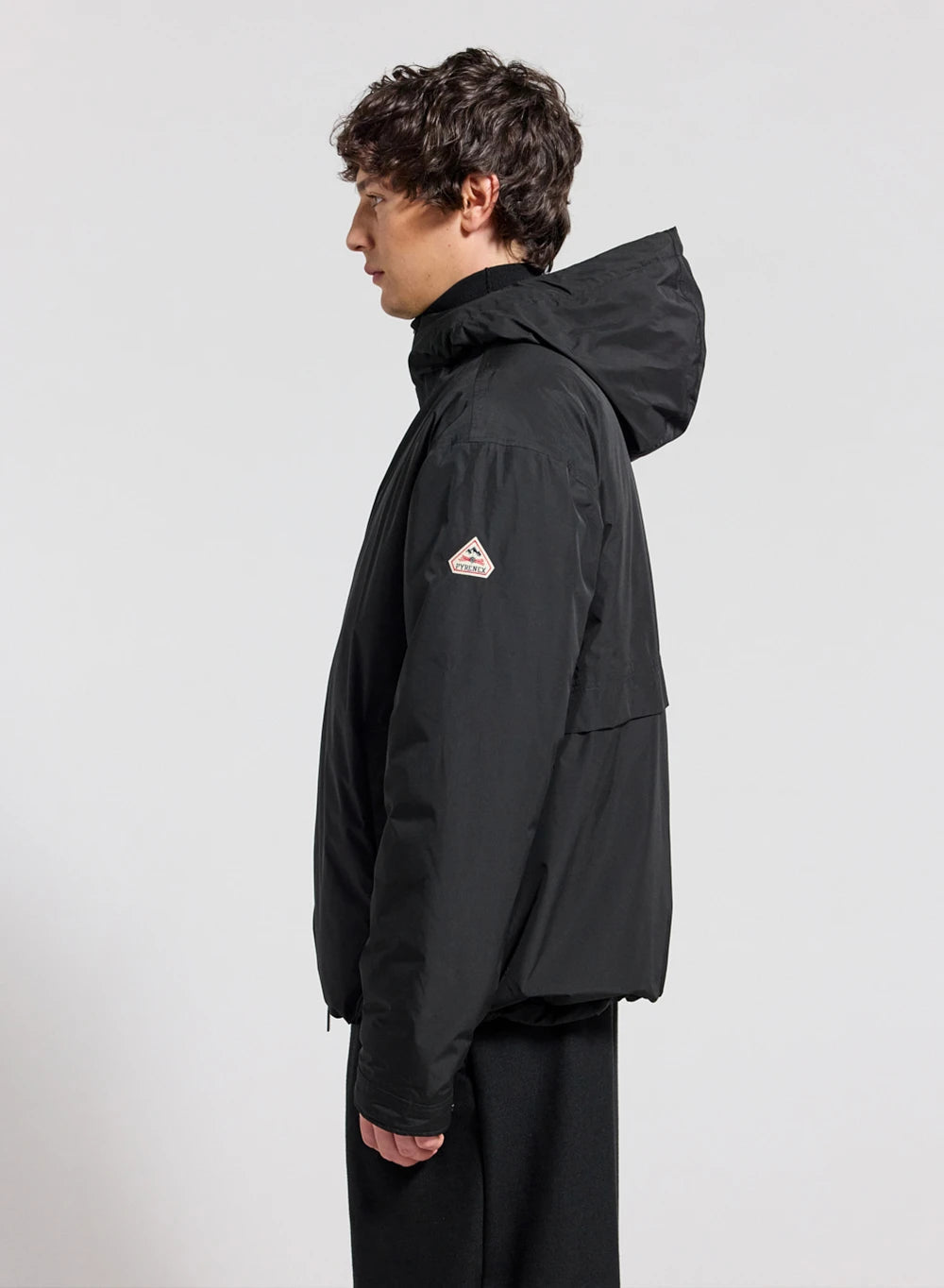 Quilted waterproof parka for men Pyrenex Puigmal black