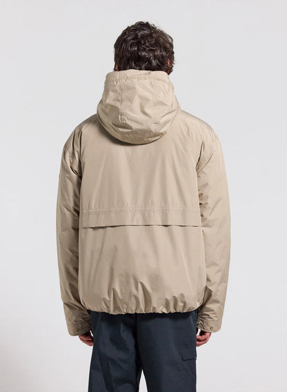Quilted waterproof parka for men Pyrenex Puigmal light beige