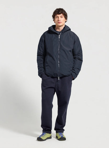 Waterproof quilted parka for men Pyrenex Puigmal dark blue