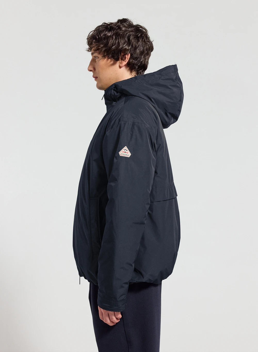 Waterproof quilted parka for men Pyrenex Puigmal dark blue