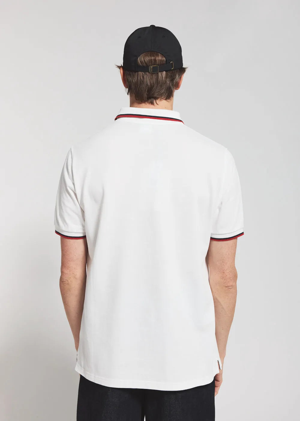 Men's polo shirt in organic cotton Pyrenex Leyre white