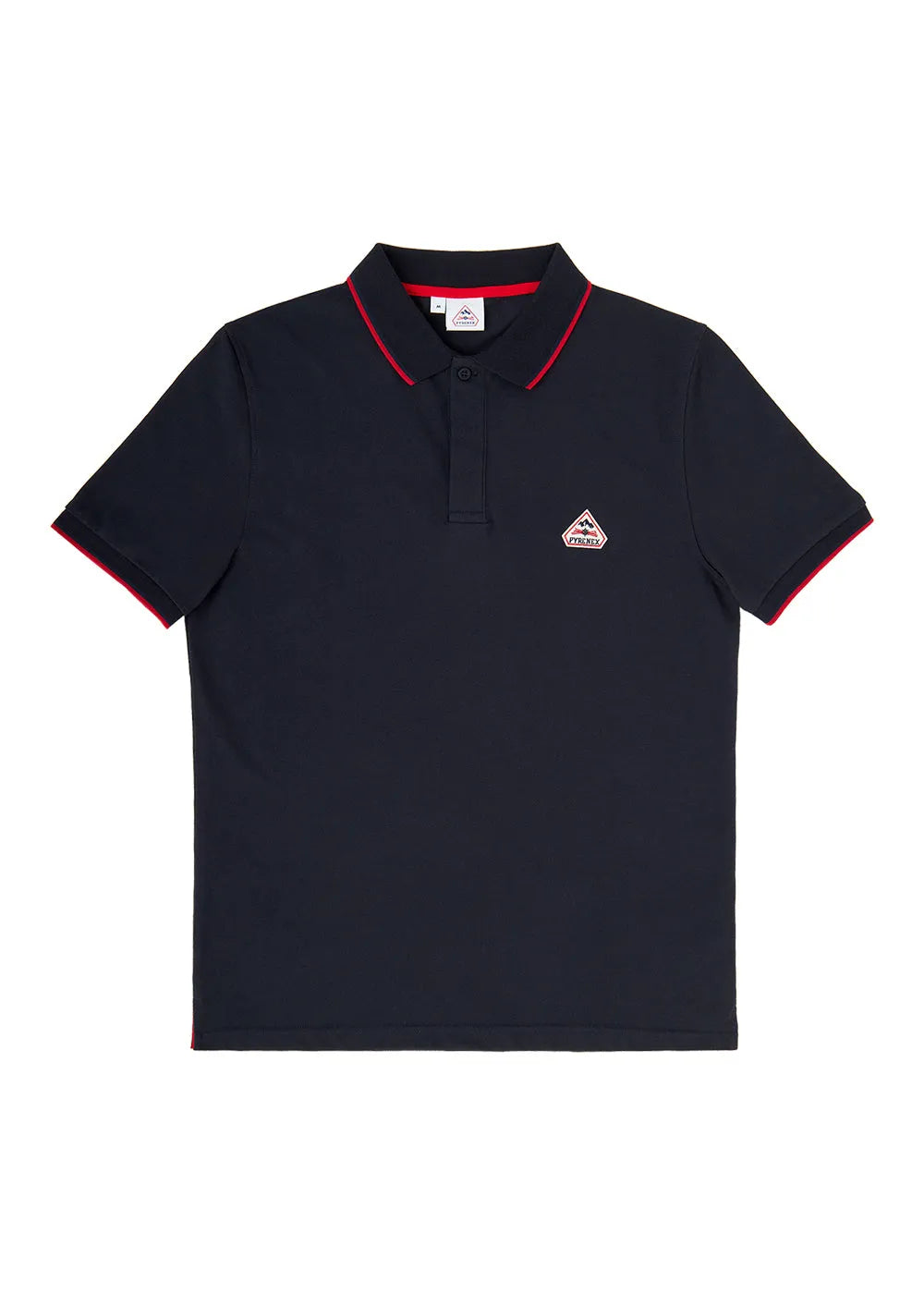 Men's organic cotton polo shirt Pyrenex Leyre dark blue