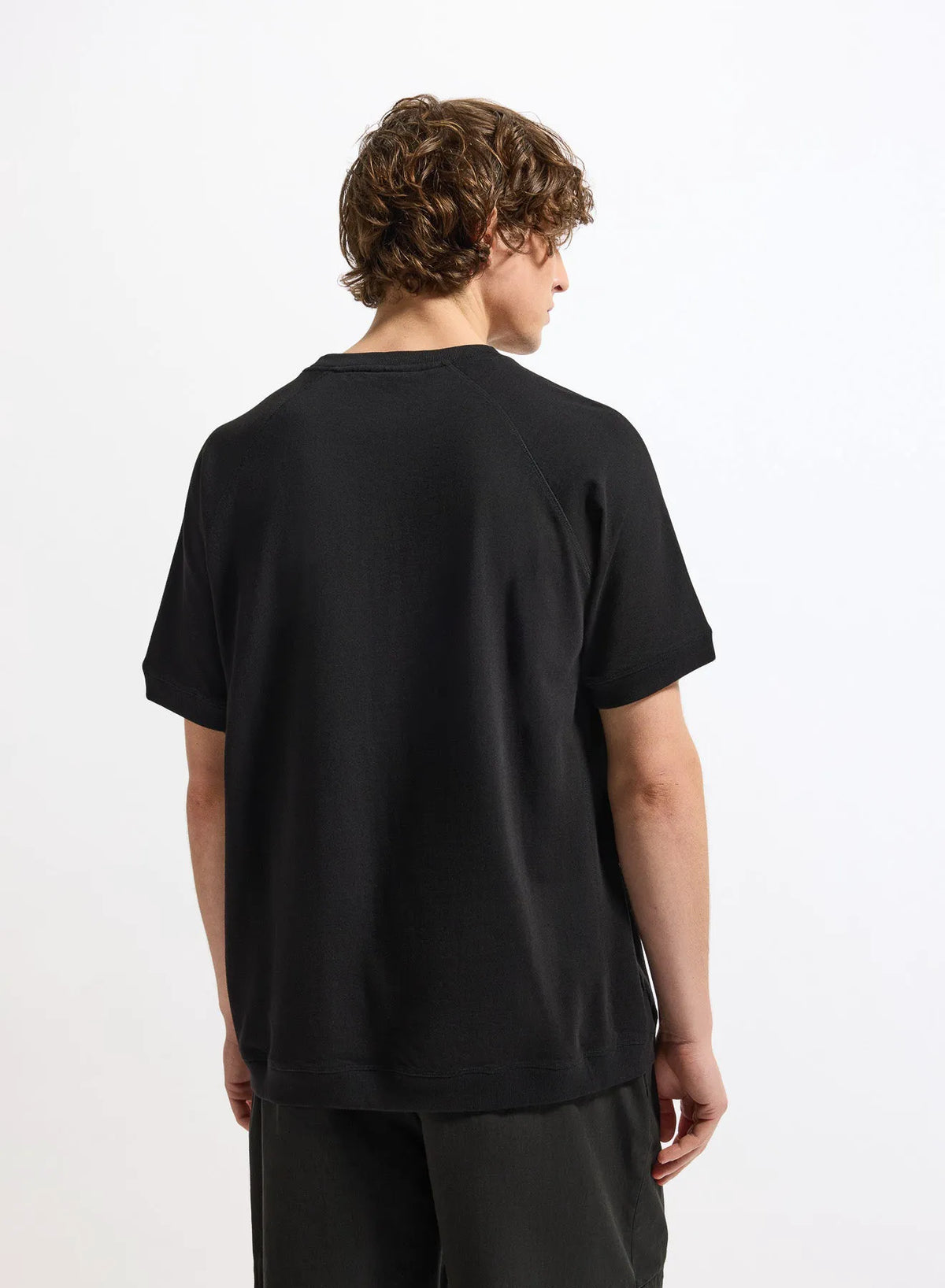 Heavy organic cotton unisex T-shirt Pyrenex Peak black
