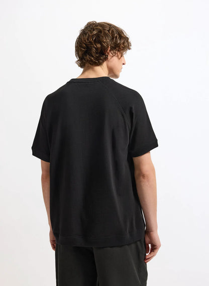 Heavy organic cotton unisex T-shirt Pyrenex Peak black