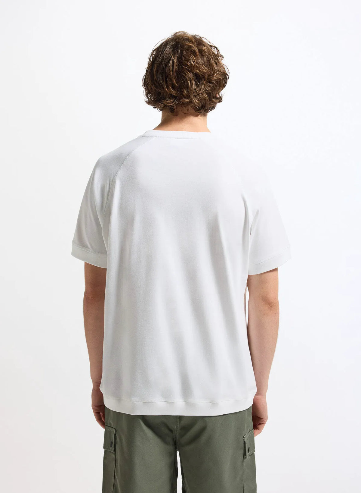 Thick organic cotton unisex T-shirt Pyrenex Peak white