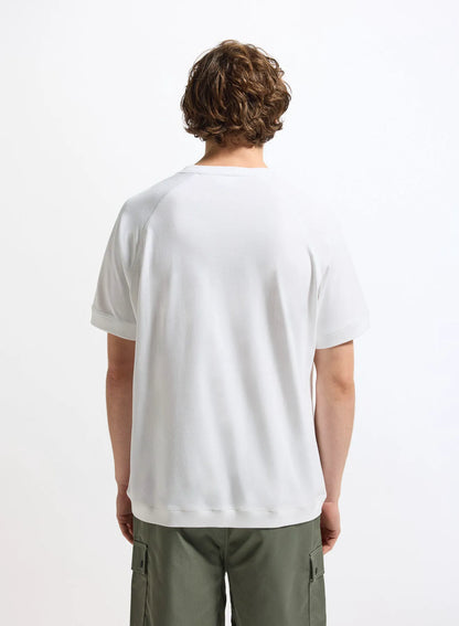 Thick organic cotton unisex T-shirt Pyrenex Peak white