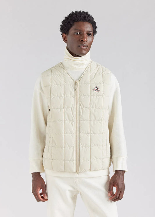 Pyrenex Ruler Oyster Grey men's sleeveless gilet