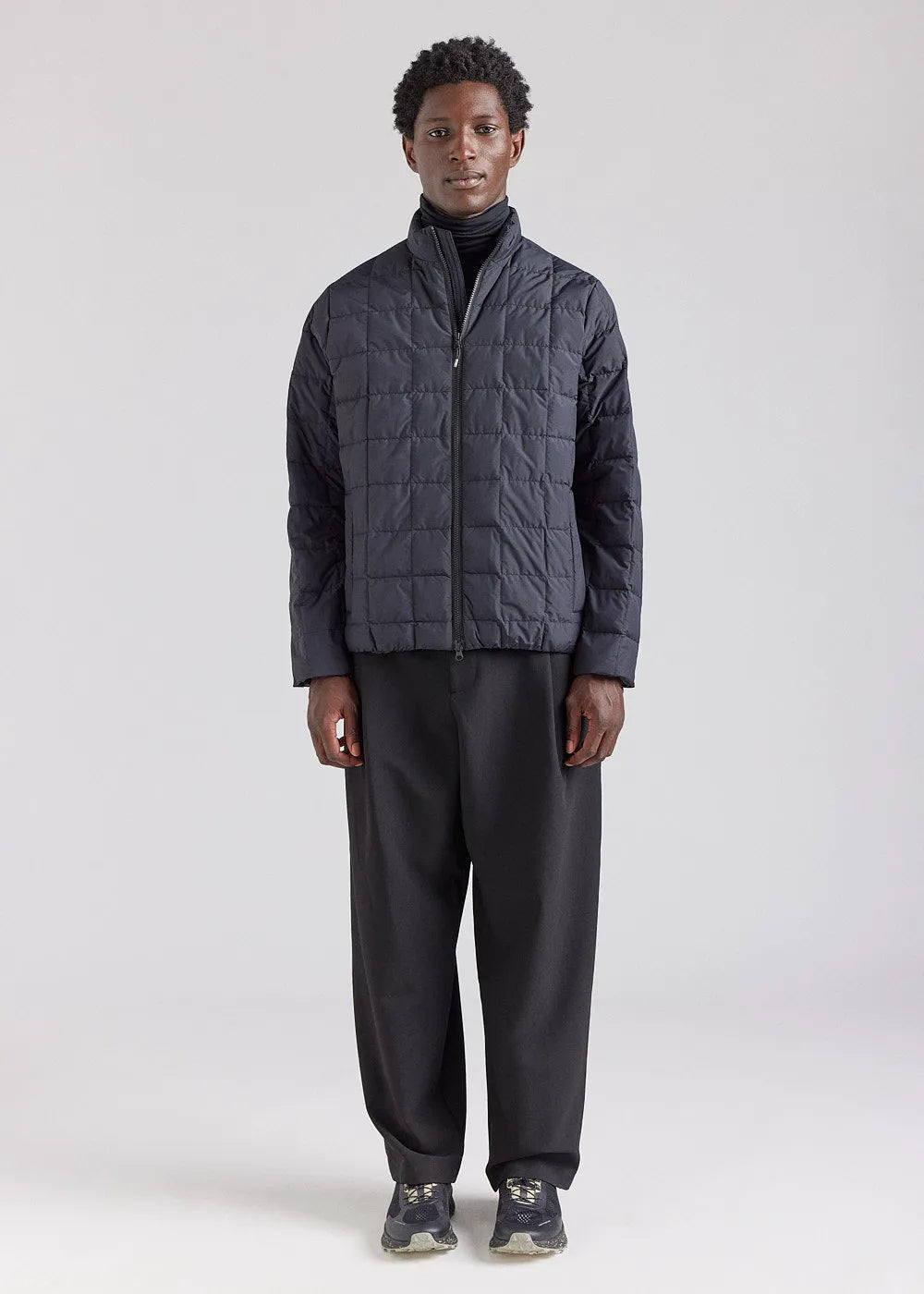 Lightweight men's down jacket Pyrenex Grid Black