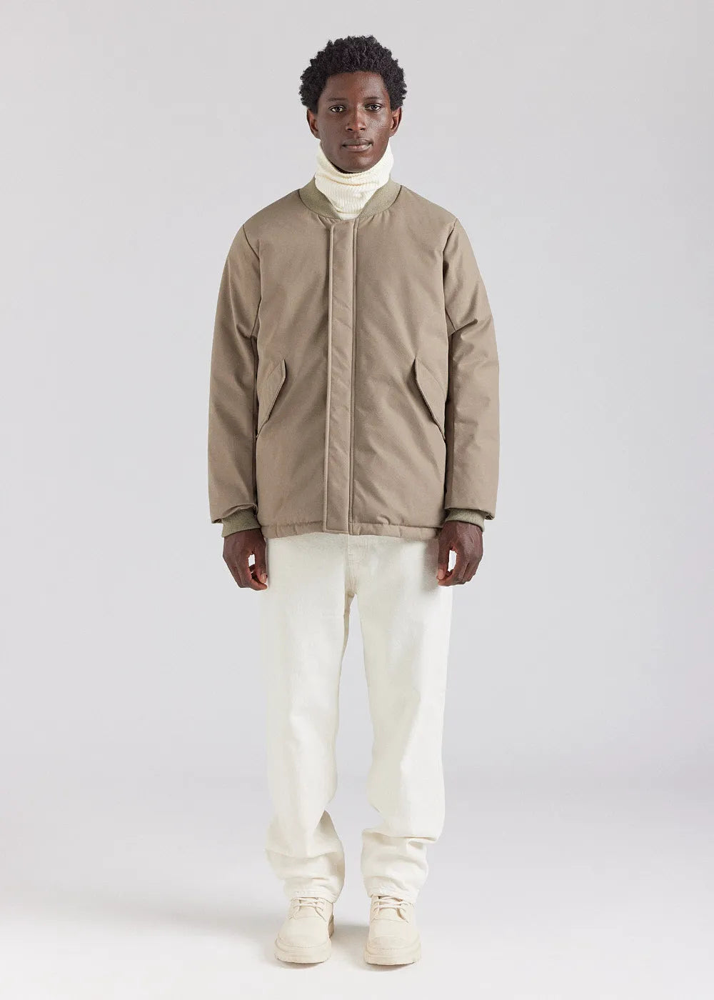 Pyrenex Soulom beige down jacket