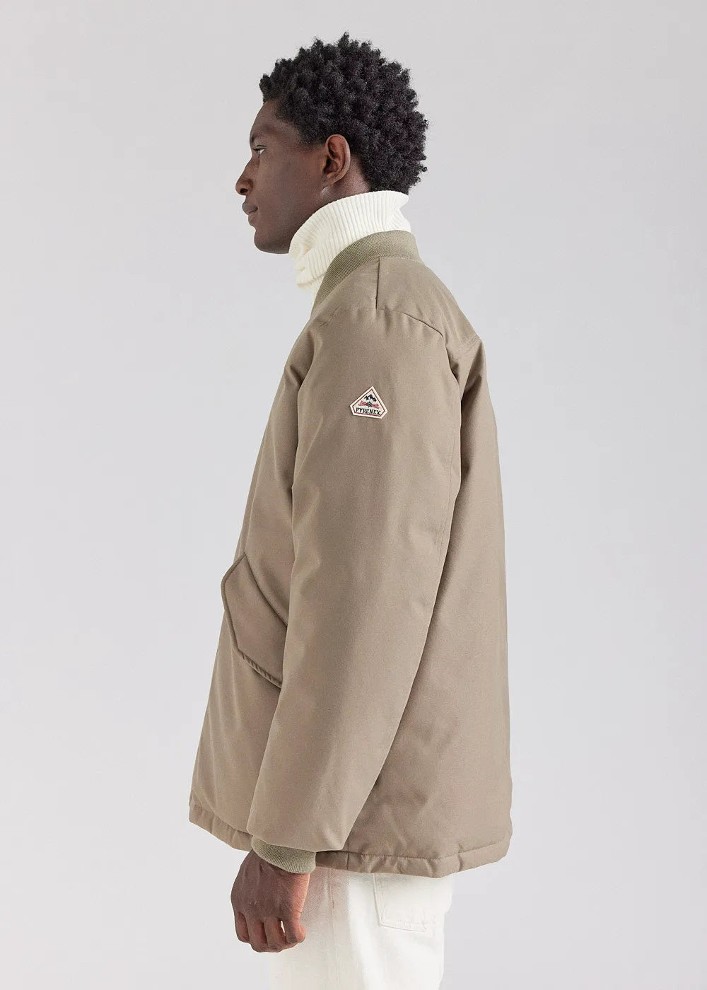 Pyrenex Soulom beige down jacket