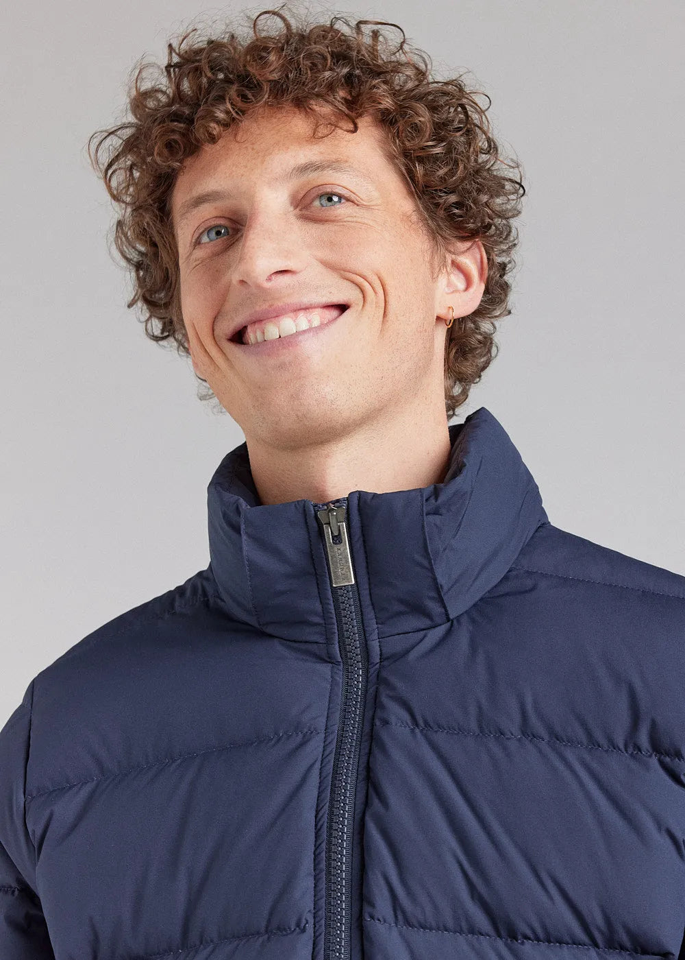 Pyrenex Spoutnic navy blue down jacket with removable hood