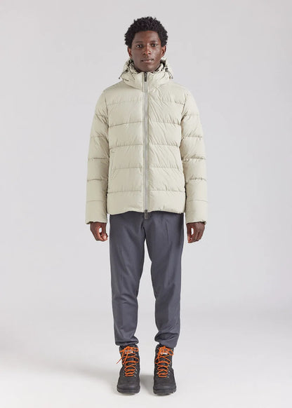 Pyrenex Spoutnic Willow Grey removable hood down jacket
