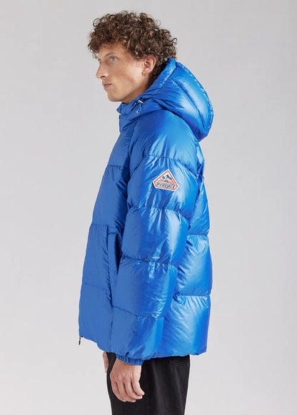 Unisex hooded down jacket Pyrenex Sten Adriatic