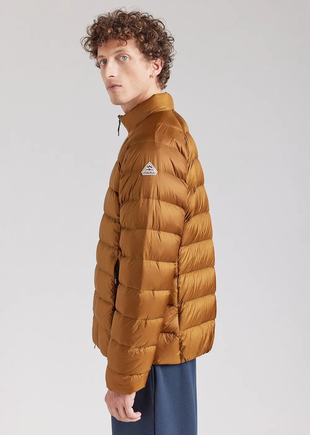 Pyrenex Arial Bronze Brown ultra-lightweight men's down jacket