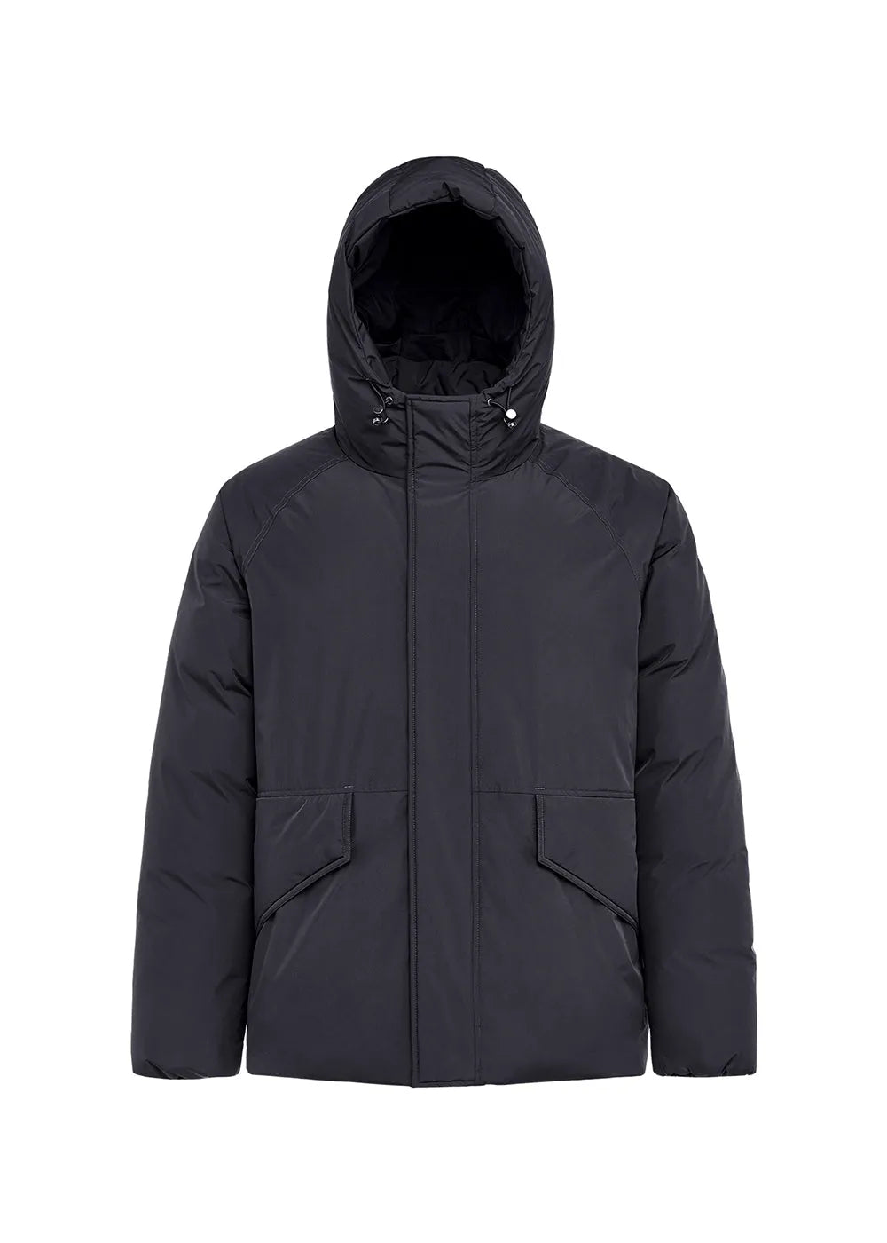 Pyrenex Covert short men's parka in natural down Black