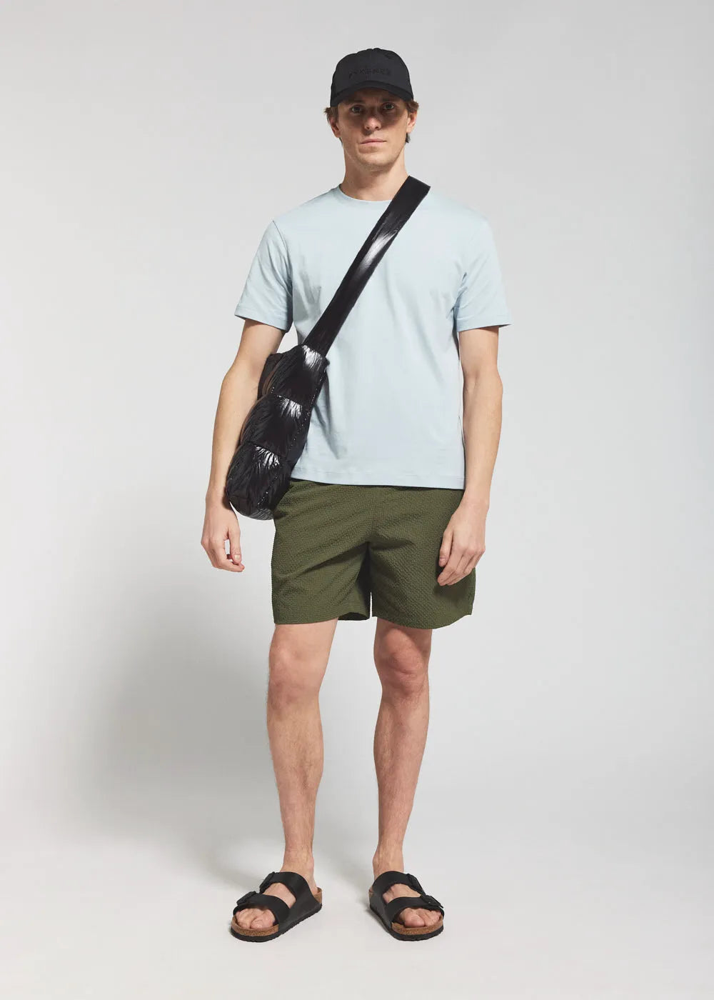 Men's lightweight fabric shorts Horzain khaki