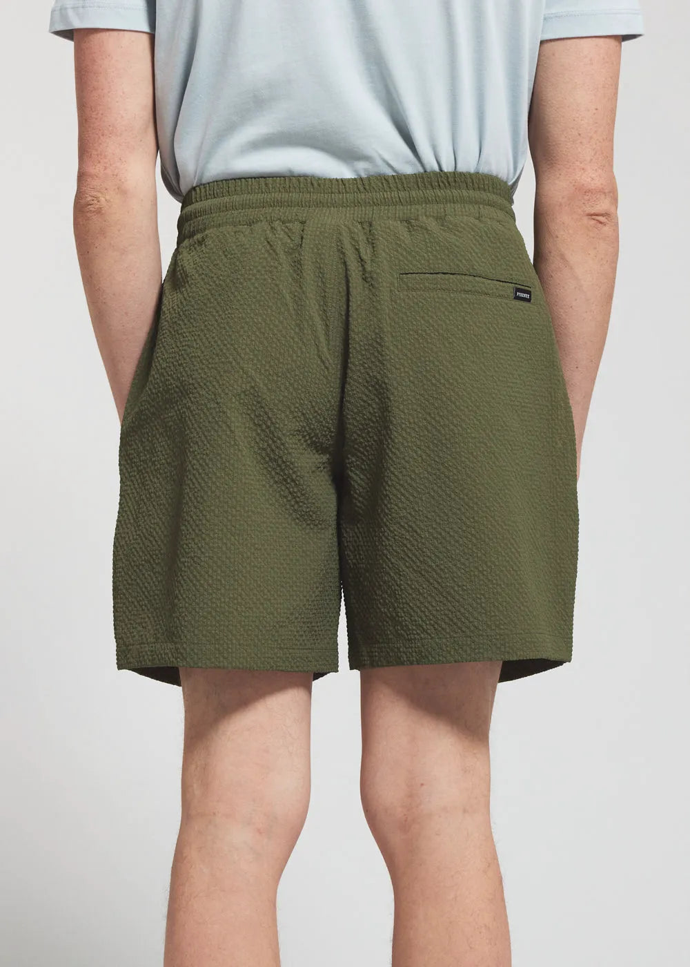 Men's lightweight fabric shorts Horzain khaki