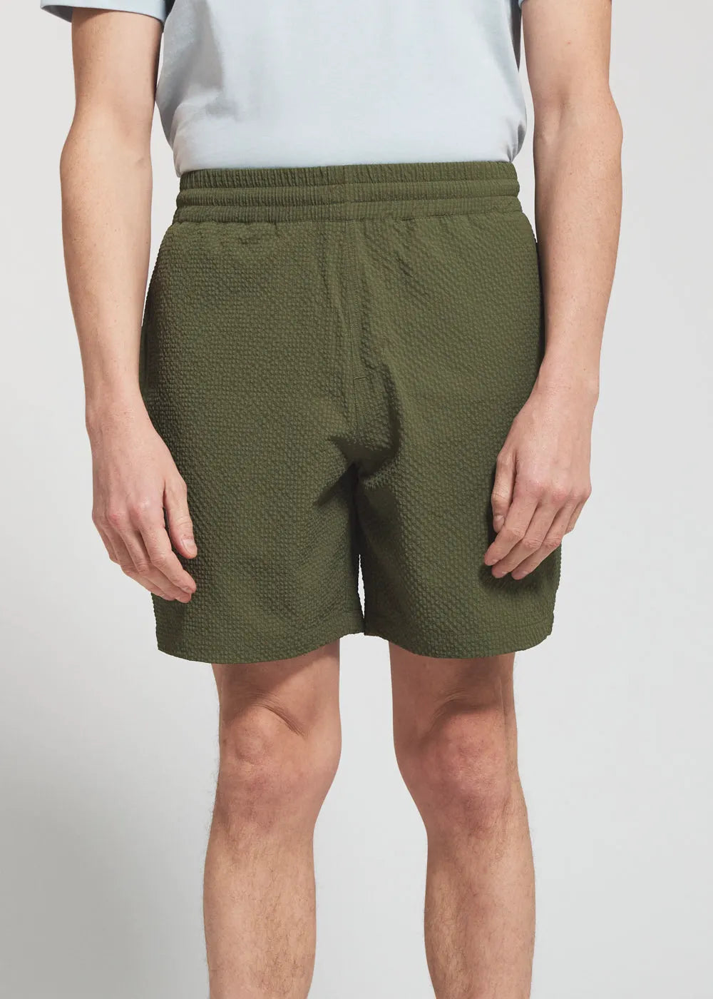 Men's lightweight fabric shorts Horzain khaki