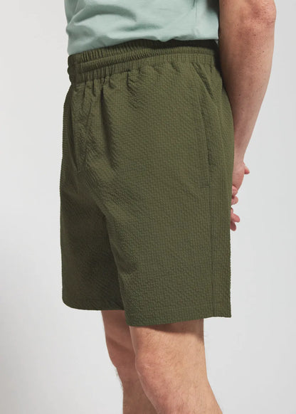 Men's lightweight fabric shorts Horzain khaki