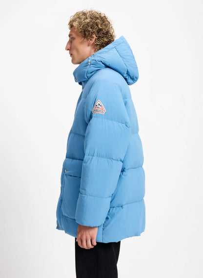 Pyrenex Snuggle men's down jacket in sky blue