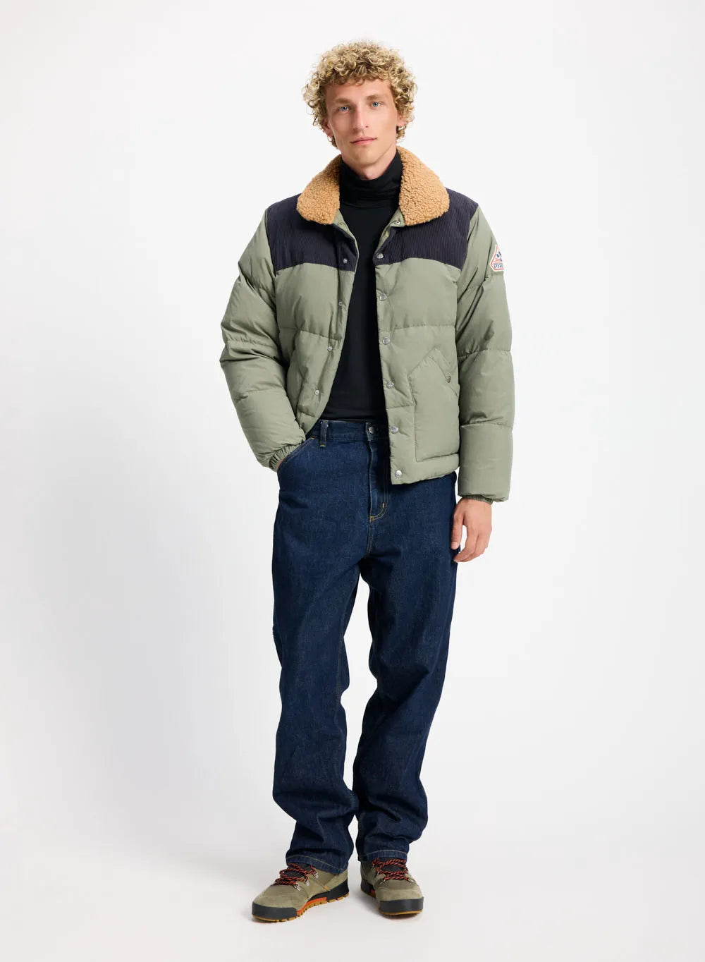Winter down jacket Pyrenex Fiery khaki