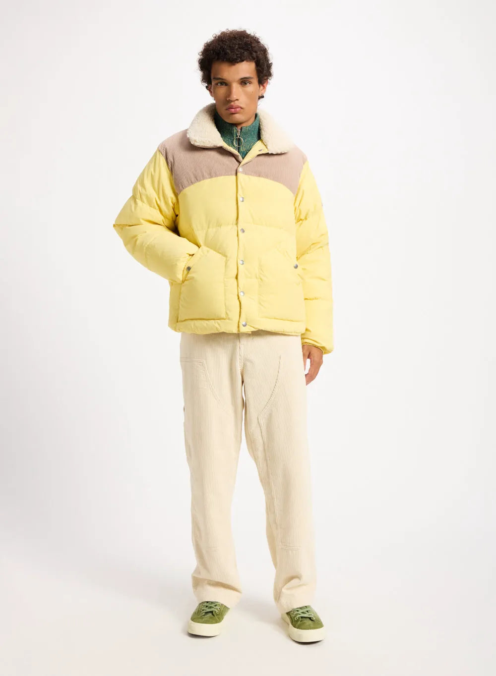 Pyrenex Fiery yellow winter down jacket