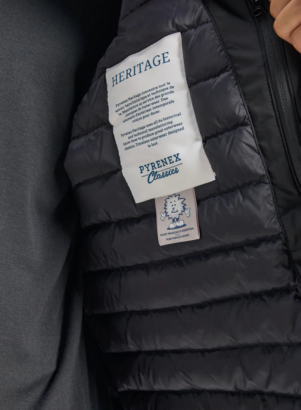 Men's down jacket Pyrenex Spectre black