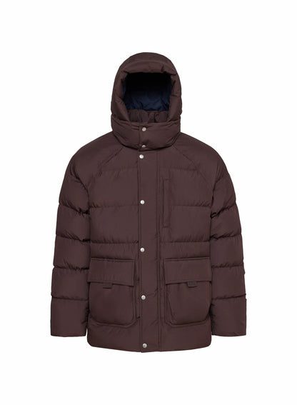 Pyrenex Voyager dark brown men's natural down winter down jacket