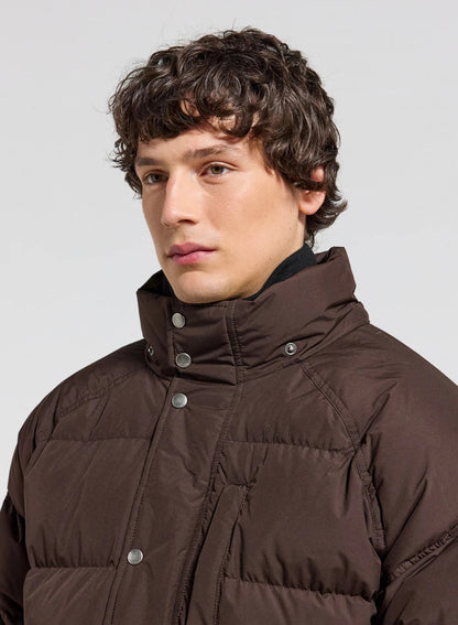 Pyrenex Voyager dark brown men's natural down winter down jacket