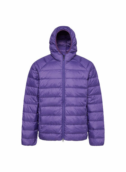 Men's hooded down jacket Pyrenex Arial purple
