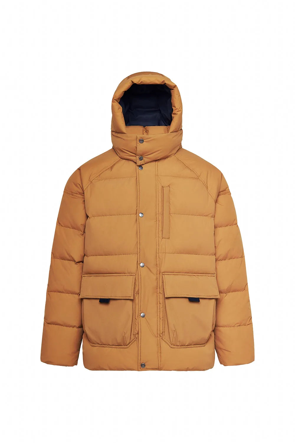 Men's winter down jacket in natural down Pyrenex Voyager ochre