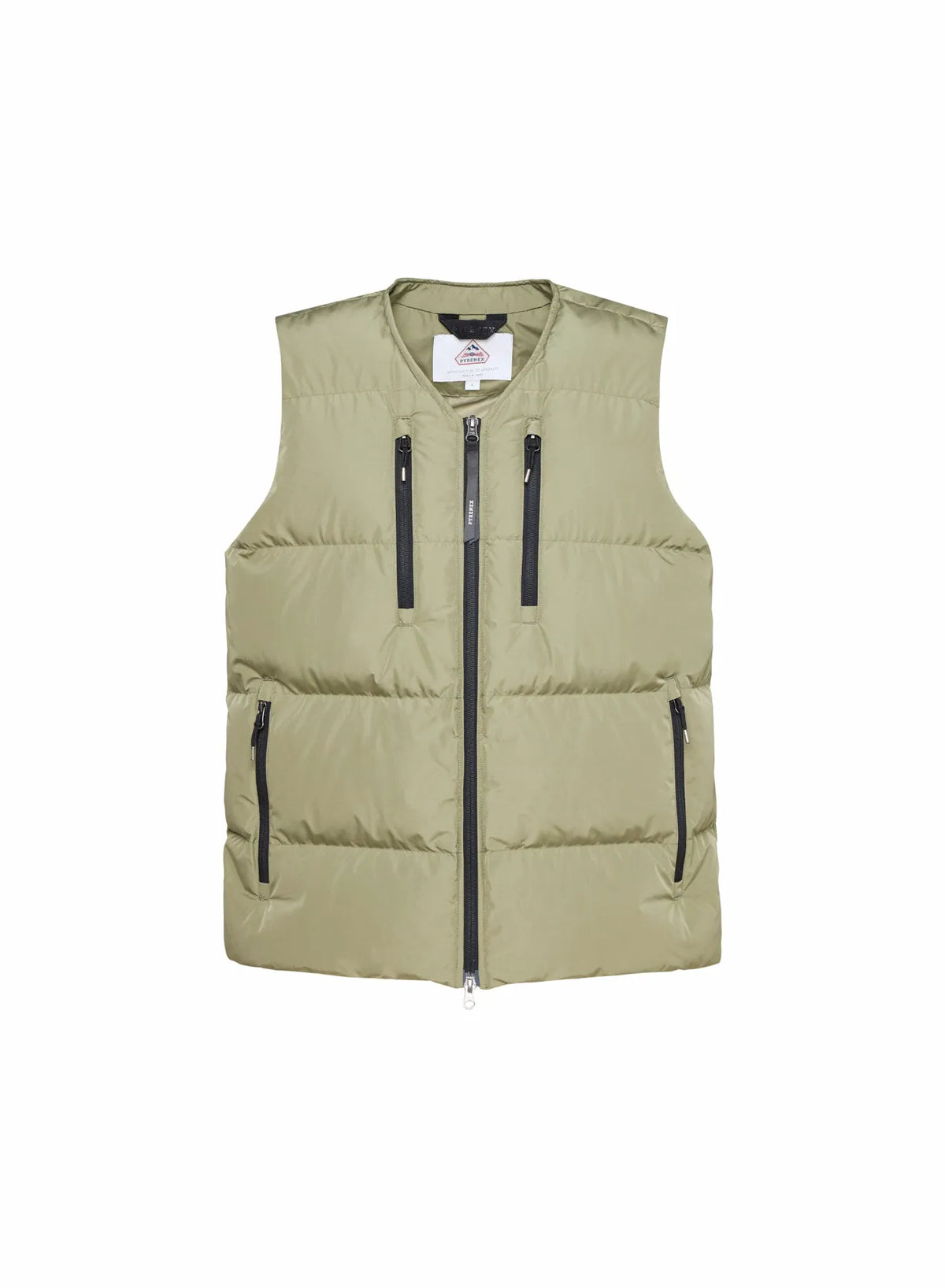 Men's sleeveless down jacket Pyrenex Solace light khaki