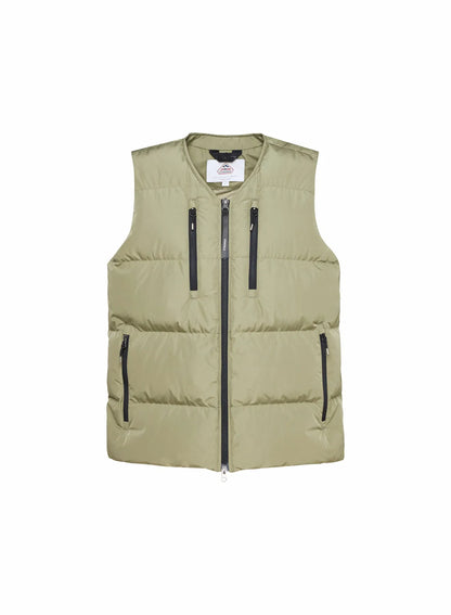 Men's sleeveless down jacket Pyrenex Solace light khaki