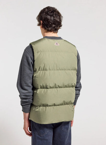 Men's sleeveless down jacket Pyrenex Solace light khaki