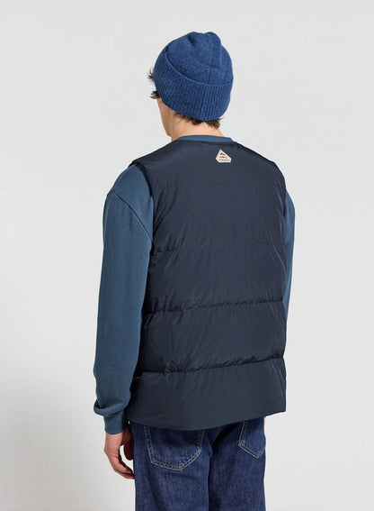 Lightweight sleeveless down jacket for men Pyrenex Solace dark blue