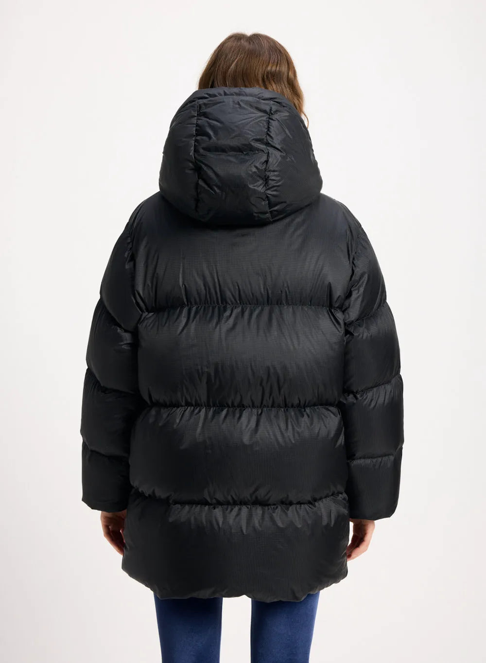 Pyrenex Shift Hooded Ripstop unisex warm down jacket in black
