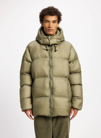 Pyrenex Shift Hooded Ripstop warm and ultra-lightweight unisex down jacket khaki